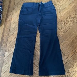 Navy blue Banana Republic stretchy trousers